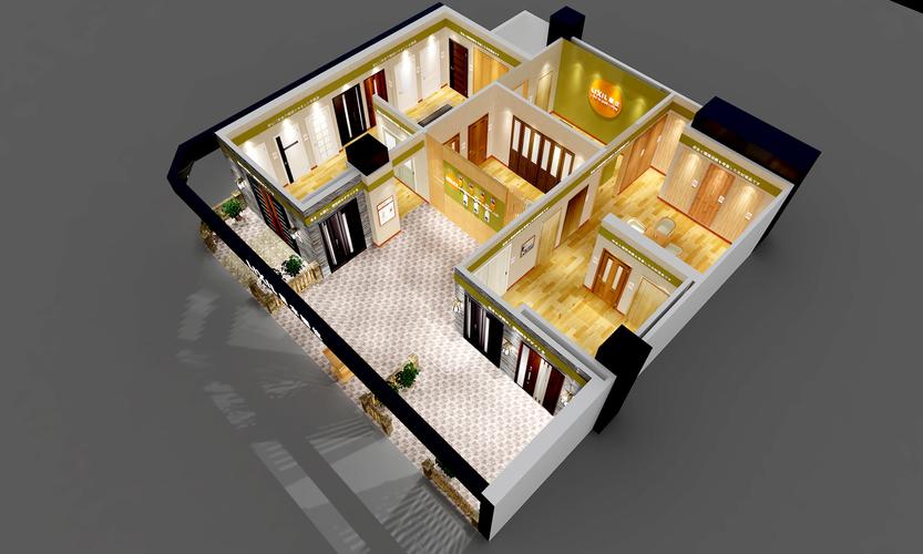 紅星美凱龍建材木門店鋪設(shè)計(jì)