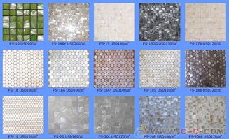 佛山綠色裝飾材料貝殼馬賽克,鏡貝馬賽克