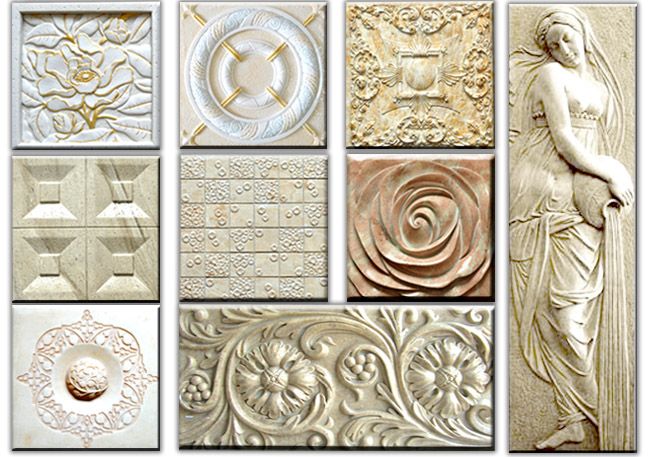 砳昌建材方大理石浮雕背景墻