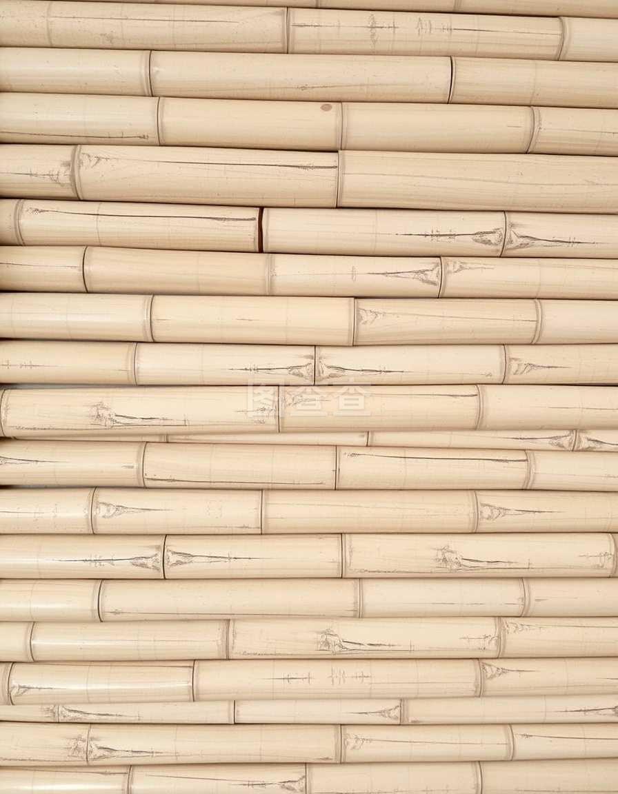 竹墻的紋理背景與裝飾材料的應(yīng)用
